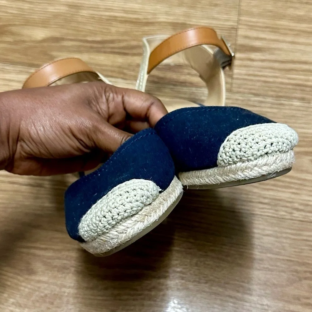 TOMMY HILFIGER wedge platform espadrilles
